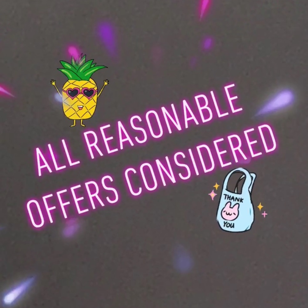 All reasonable offers considered